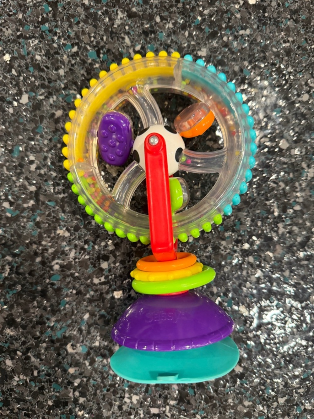 Sassy Wonder Wheel Spinning High Chair Tray Toy